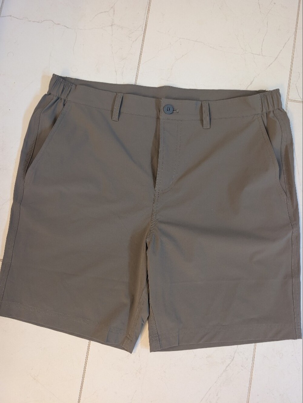 Free Fly Men's Hybrid Performance Shorts Gray Large 7 Inch Inseam